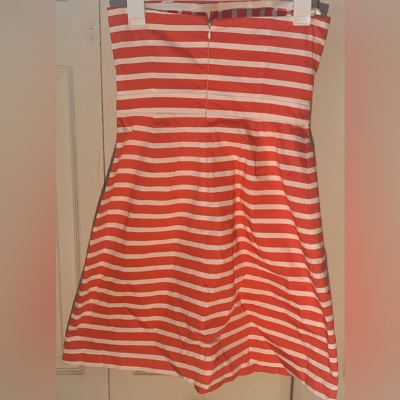 Gap coral/white strapless dress - Picture 2 of 6